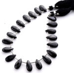 Black Spinal 7X15mm Smooth Pear - Image 2