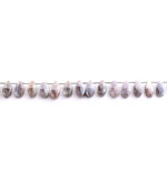 Chocolate Moonstone Coated 7X15mm Faceted Pear - Image 4