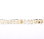 Golden Rutile 7X15mm Faceted Pear - Image 4