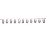 Gray Moonstone 7X15mm Faceted Pear - Image 4