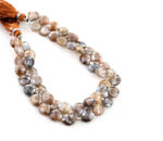 Golden Shine Moonstone 9mm Faceted Heart (Calibrated) - Image 2