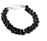 Black Spinal 9mm Faceted Heart (Calibrated) - Image 2