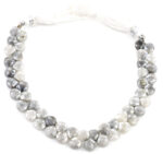 Gray Silverite 7mm Faceted Heart (Calibrated) - Image 3