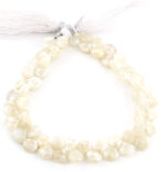 White Silverite 7mm Faceted Heart (Calibrated) - Image 3