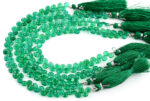 Green Onyx 5mm Faceted Heart (Calibrated) - Image 3