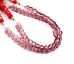 Red QTZ. 5mm Faceted Heart (Calibrated) - Image 2