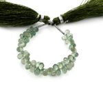 Green Appetite 4X6mm Faceted Tear Drops (Calibrated)