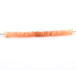 Peach Moonstone 4X6mm Faceted Tear Drops (Calibrated) - Image 2