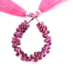 Rhodolite Garnet 4X6mm Faceted Tear Drops (Calibrated) - Image 3