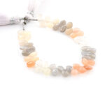 Multi Moonstone 5X7mm Faceted Pear(Calibrated)