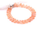 Peach Moonstone 5X7mm Faceted Pear(Calibrated)