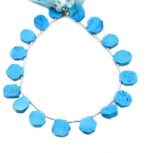 Howlite 7x9mm Organic Cut Slice - Image 2