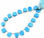 Howlite 7x9mm Organic Cut Slice