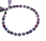 Ruby Zoisite 9x11mm Organic Cut Slice