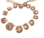 White Coral 7x9mm Organic Cut Slice - Image 2