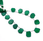 Green Onyx 10-14mm Organic Cut Slice - Image 2