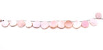 Peach Moonstone Coated 13mm Organic Cut Slice - Image 3