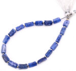 Blue Kynite 6x12mm Organic Cut Raw Uncut Rectangle - Image 4