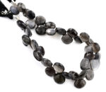 Gray Moonstone 9mm Faceted Heart (Calibrated) - Image 2